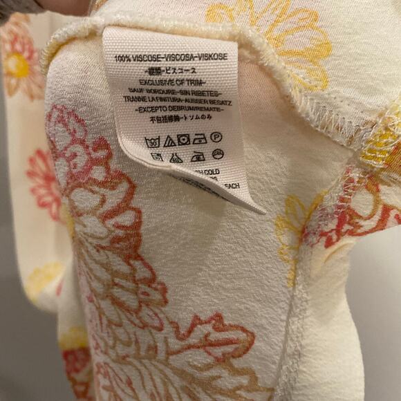 Free People Hawaii Mini Dress Floral Size XS - Picture 5 of 9